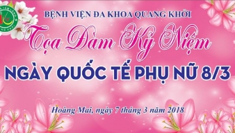 QUANG KHỞI TỔ CHỨC LIÊN HOAN CHÀO MỪNG NGÀY QUỐC TẾ PHỤ NỮ 8.3