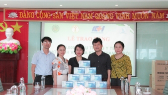 Tiếp nhận khẩu trang y tế, tăng cường phòng chống dịch Covid 19