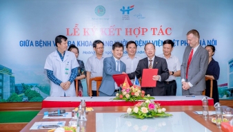LỄ KÝ KẾT HỢP TÁC TOÀN DIỆN GIỮA BỆNH VIỆN VIỆT PHÁP HÀ NỘI VÀ BỆNH VIỆN QUANG KHỞI NGHỆ AN