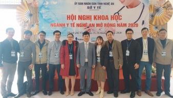 BỆNH VIỆN QUANG KHỞI THAM DỰ HỘI NGHỊ KHOA HỌC NGÀNH Y TẾ NGHỆ AN MỞ RỘNG 2020