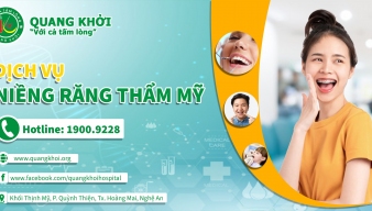 NIỀNG RĂNG THẨM MỸ TẠI BỆNH VIỆN QUANG KHỞI