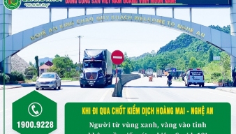 KHI ĐI QUA CHỐT KIỂM DỊCH HOÀNG MAI – NGHỆ AN: NGƯỜI TỪ VÙNG XANH, VÀNG VÀO TỈNH KHÔNG CẦN GIẤY XÉT NGHIỆM COVID!