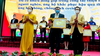 NGÀY HỘI TÔN VINH CÁC NHÓM THIỆN NGUYỆN, NHÀ HẢO TÂM CÓ NHIỀU ĐÓNG GÓP CHO CÔNG TÁC AN SINH XÃ HỘI TRÊN ĐỊA BÀN NGHỆ AN 