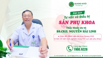 ĐẶT LỊCH KHÁM SẢN PHỤ KHOA CÙNG CHUYÊN GIA – THẦY THUỐC ƯU TÚ. BS.CKII NGUYỄN HẢI LINH!