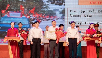 ĐẢNG BỘ BVĐK QUANG KHỞI ĐƯỢC BAN THƯỜNG VỤ TỈNH ỦY TẶNG BẰNG KHEN BIỂU DƯƠNG ĐIỂN HÌNH TIÊU BIỂU TRONG HỌC TẬP VÀ LÀM THEO TƯ TƯỞNG, ĐẠO ĐỨC, PHONG CÁCH HỒ CHÍ MINH