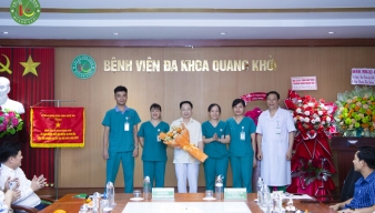 BỆNH VIỆN ĐA KHOA QUANG KHỞI THÀNH LẬP KHOA CẤP CỨU - HỒI SỨC - CHỐNG ĐỘC