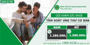 Gói tầm soát ung thư cơ bản