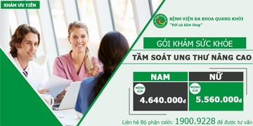 Gói tầm soát ung thư nâng cao