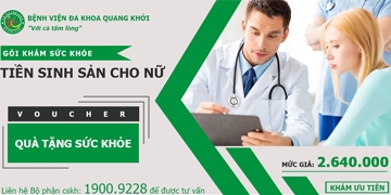 Gói khám tiền sinh sản cho nữ